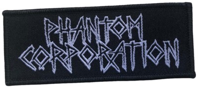 PHANTOM CORPORATION - Black-Patch / Logo - 4 x 10,1 cm - 169514