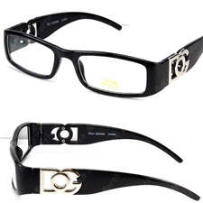 Mens Womens Clear Lens Rectangle Frame Eye Glasses Fashion Designer Multi Colors