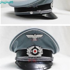 German Officer Woolen Big Brim Hat Military Cap Movie Cosplay Costume Collection