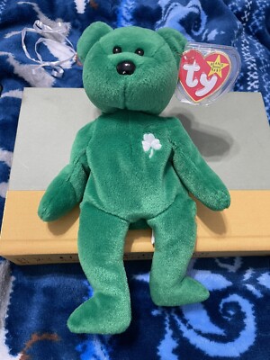 Ty Beanie Baby Erin The Bear 1997 Retired Plush Toy