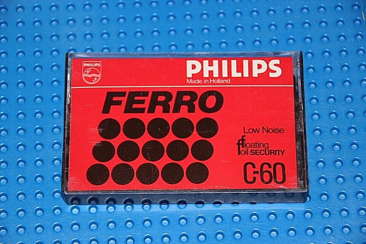 Lot 2 cassettes audio Philips C-60 et C-120 bande magnétique