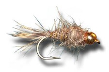 6 Tungsten Bead Head Hare and Copper nymph 