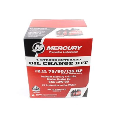 High,Performance Oil & Filter Kit, Fits 75,115 HP 4,Stroke Marine Engines