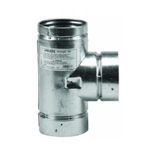 NEW SELKIRK 243100 GALVANIZED PELLET STOVE 3" STOVE PIPE TEE WITH CAP 2455897