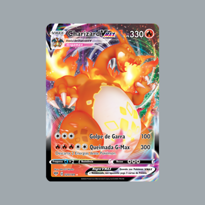 Card Pokémon Portuguese - Charizard VMAX 20/189 - Darkness Ablaze