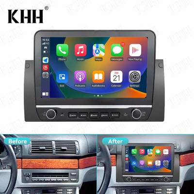 For BMW E38 E39 E53 X5 Android 13 10'' Carplay Car Stereo GPS Navi Radio 2G+64GB