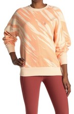 Sweaty Betty Essentials Sweatshirt Nectarine Orange Tie Dye Size Small NWT