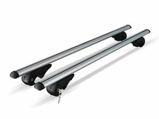 Locking Universal Aluminium Car Roof Bars Cross Rack 1.2M For Raised Rails 90kg