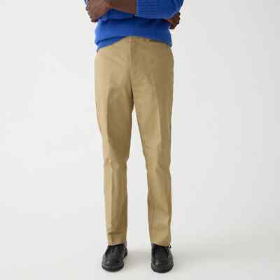Wallace & Barnes x J. Crew Men's Creased Twill Chino Khaki Pants