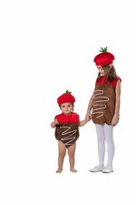 Chocolate Dipped Strawberry Costume - Toddler Fruit Costume By Dress Up America