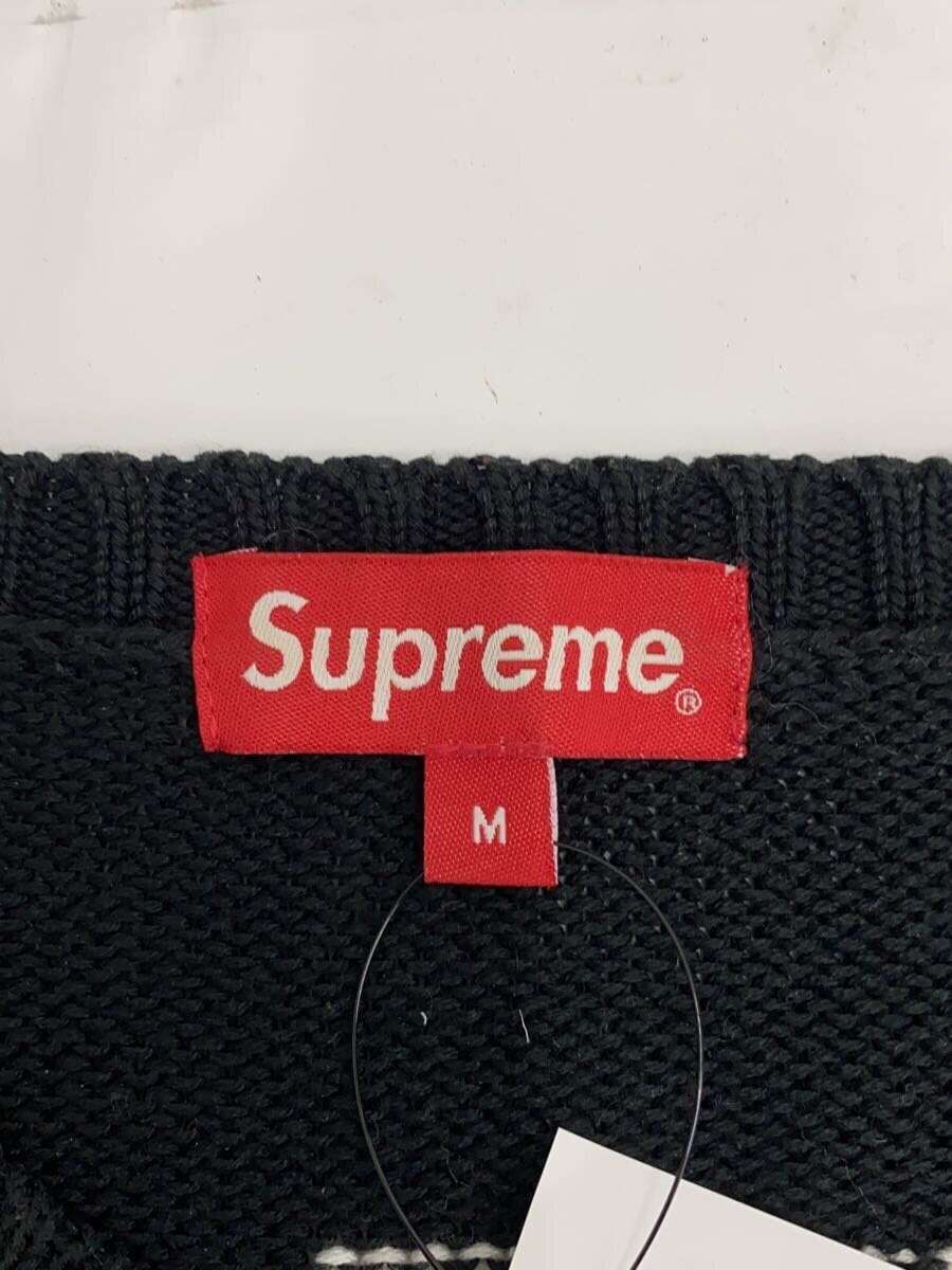 Supreme Back Logo Sweater black M Used | eBay