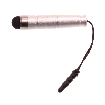 Touch Pen Stylus Aluminum Compact Silver Color for Cell Phones
