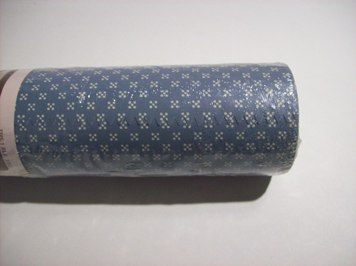 Vintage COLLINS & AIKMAN Blue Wallpaper, Pre-pasted Double Roll 42ft no 19334 - Picture 8 of 19
