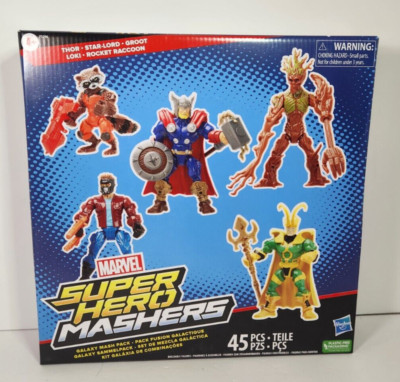Marvel Thor and Guardians of The Galaxy Super Hero Mashers Pack Action Figures