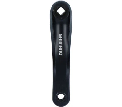 Shimano linker Kurbelarm FC-TY501 Alu 4 Kant  Schwarz in 170 mm oder 175 mm lose - Bild 1 von 2
