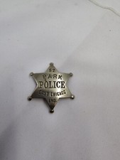 OBSOLETE VINTAGE EAST CHICAGO BADGE C.H. HANSON - PIE PLATE