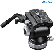 Leofoto BV-15 70mm Fluid Video Head with PU-100D 100x38mm QR Plate  Arca