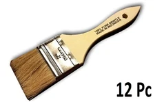 Lot of 12 2" Chip Brush Brushes Perfect for Adhesives Paint Touchups 2 Inch