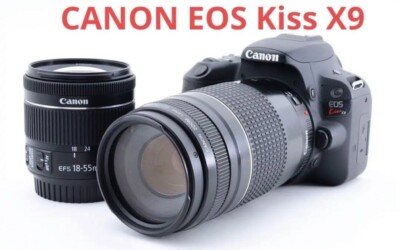 Canon EOS Kiss X9 DSLR Bundle with Standard & Telephoto Zoom