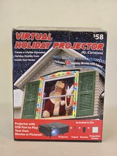 NEW Mr Christmas Virtual Holiday Projector - Includes 14 Holiday Movies 2017