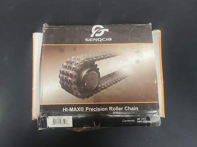 Senqcia Hi-Max Precision Roller Chain 80 Cot x 10 ft (CP) 80 COT 10FT Cottered