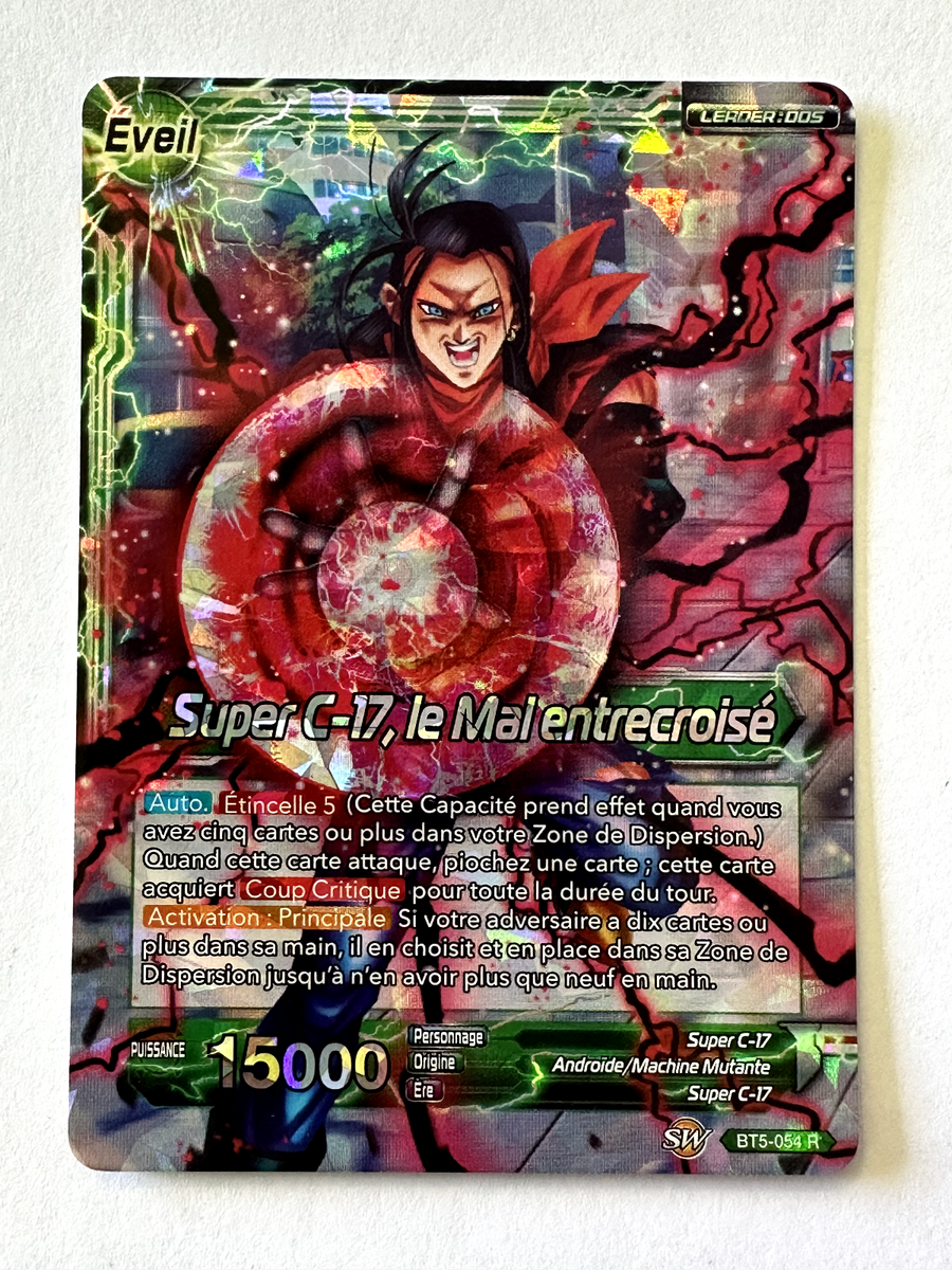 Dragon Ball Card - Super C-17, Crisscrossed Evil - BT5-054 R