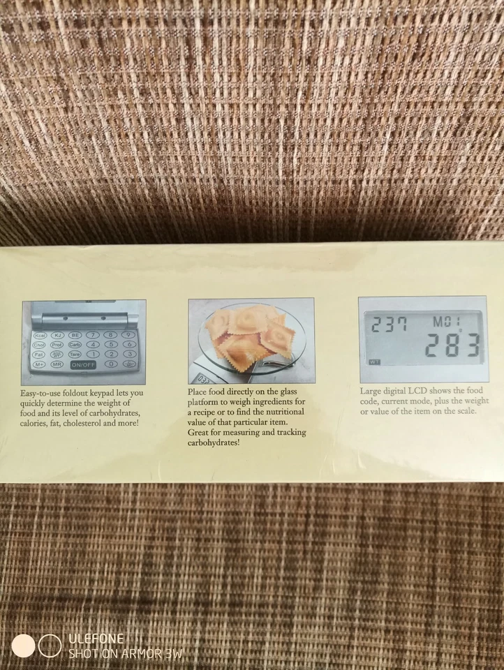 BRAND NEW Sharper Image Carb-Tracker Nutrition Scale - Image 3 of 4