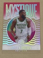 Jaylen Brown 2020-21 Panini Illusions Basketball Pink Acetate Mystique Insert 17