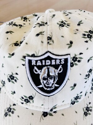 New Era Raiders 9TWENTY Floral Dragonfly Sketch Hat - Rare NFL Raiders Las Vegas Women main image 3