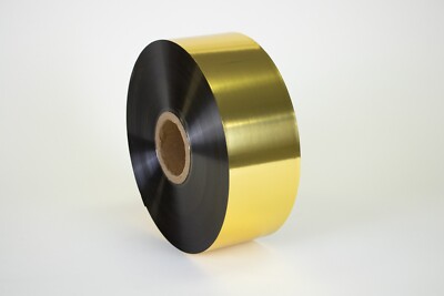 [SFSGD433] Gold Heat Sealable Packaging Film Roll - 4.33'' (110mm) Wide