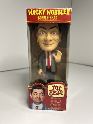 Mr Bean Bobble Head Rowan Atkinson Funko Tiger Aspect Productions 2007 7'' Tall