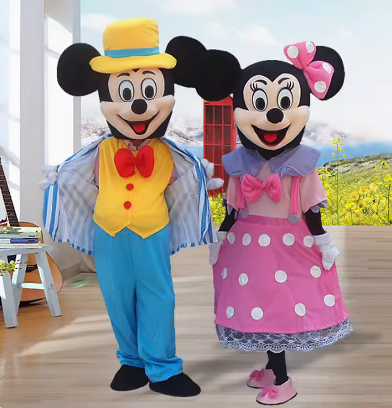 Minnie Mouse Mascot Costume Halloween Christmas Party Fancy Dress Adult ...