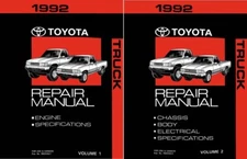 1992 Toyota Truck Shop Service Repair Manual
