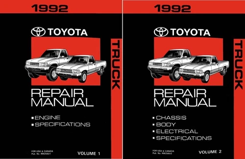 1992 Toyota Truck Shop Service Repair Manual