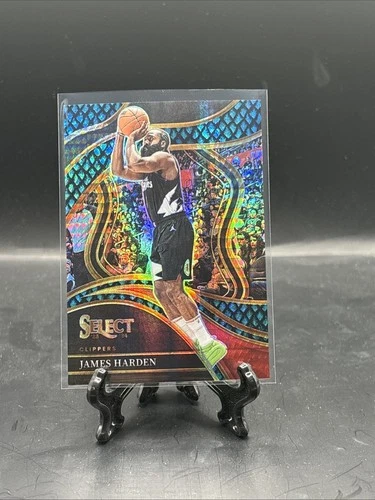 2023-24 Panini Select James Harden Courtside Dragon Scale Prizm #4/8