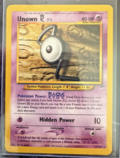 Unown G - 27/105 - Pokemon Neo Destiny Unlimited Rare Card WOTC LP+ on eBay