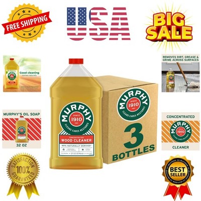 Oil Soap Concentrated Formula, Wood Cleaner, No-Rinse Floor Cleaner, Citronel...