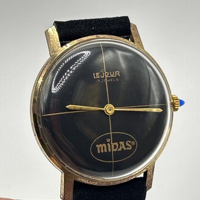 Le Jour 17 Jewel ULTRA FLAT MIDAS super rare watch need servicing