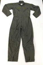 Flight Suit Flyers Coveralls 38 R USAF Green CWU-27/P US Military FR Uniform