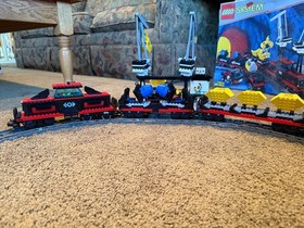 Lego Freight Train 9v 4565 Complete Set with Box and Instruction Manual