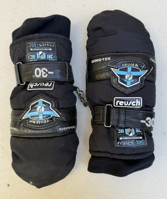 VTG Reusch Gore Tex Ski Snowboard Mittens 80s 90s -30° Thinsulate Gloves SZ 7