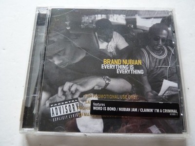 Everything Is Everything by Brand Nubian SEALED 1994 Electra Promo CD