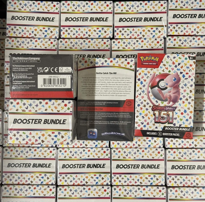 1x Pokémon Pokemon 151 Scarlet Violet Booster Bundle English TCG