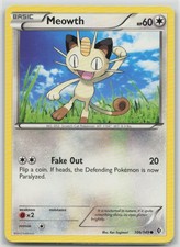 Meowth 106/149 Common Boundaries Crossed Pokemon Moderately Played on eBay