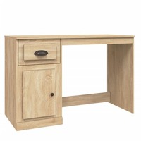 Schreibtisch Mit Schublade Sonoma Eiche 115X50X75 Cm