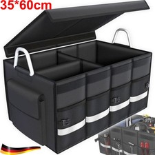 Kofferraumtasche Organizer Kofferraum Autotasche Car Klett Tasche Box mit Deckel