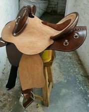 WILDRACE Beautiful Australian Fender Leather Saddle by HB Saddle