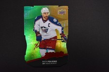 2017-18 UD MVP Hockey Colors and Contours Level 1 Gold Die-Cut Nick Foligno #37