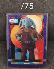 2025 TOPPS SMUGGLER OUTPOST PURPLE LAZER /75 NEEL #F-73. STAR WARS