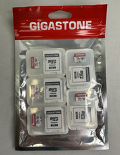 Gigastone Gaming Plus - 128GB 5 Pack Micro SD Card, 4K Video - Sealed